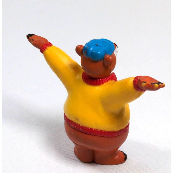 McDonalds Happy Meal Toy Phil Mendez KISSYFUR Gus the Bear PVC Vintage 1985 Toy - Picture 5 of 7